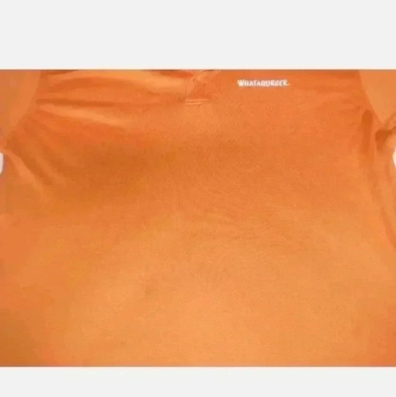 Whataburger Polo Shirt Employee Uniform Orange size Large - Picture 2 of 6